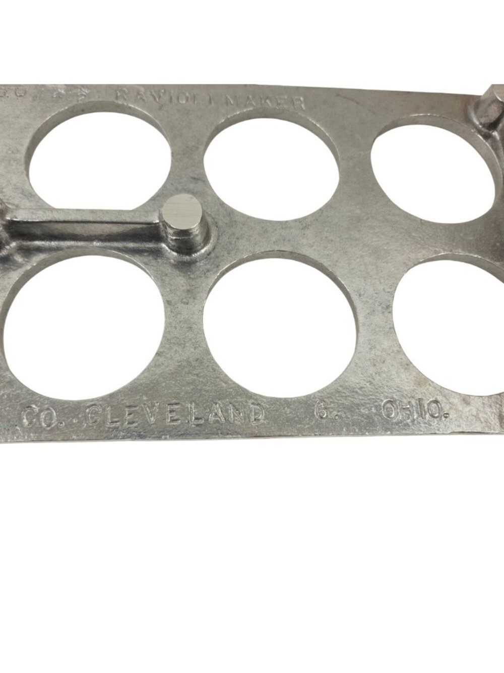 Vitantonio Mold Press Cast Aluminum 10 Hole Form Vintage Pasta Kitchen Tool - Picture 6 of 9